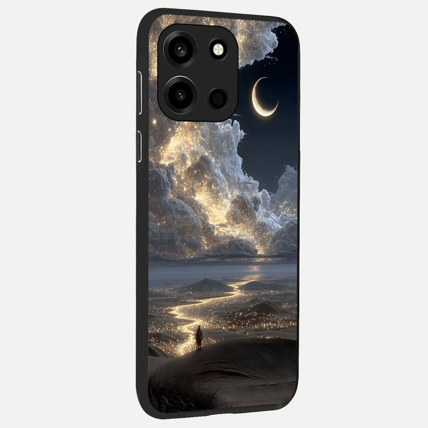 Moonlight Spark Path back cover For Oneplus Nord 6 slim fit glass case with vibrant aesthetic design