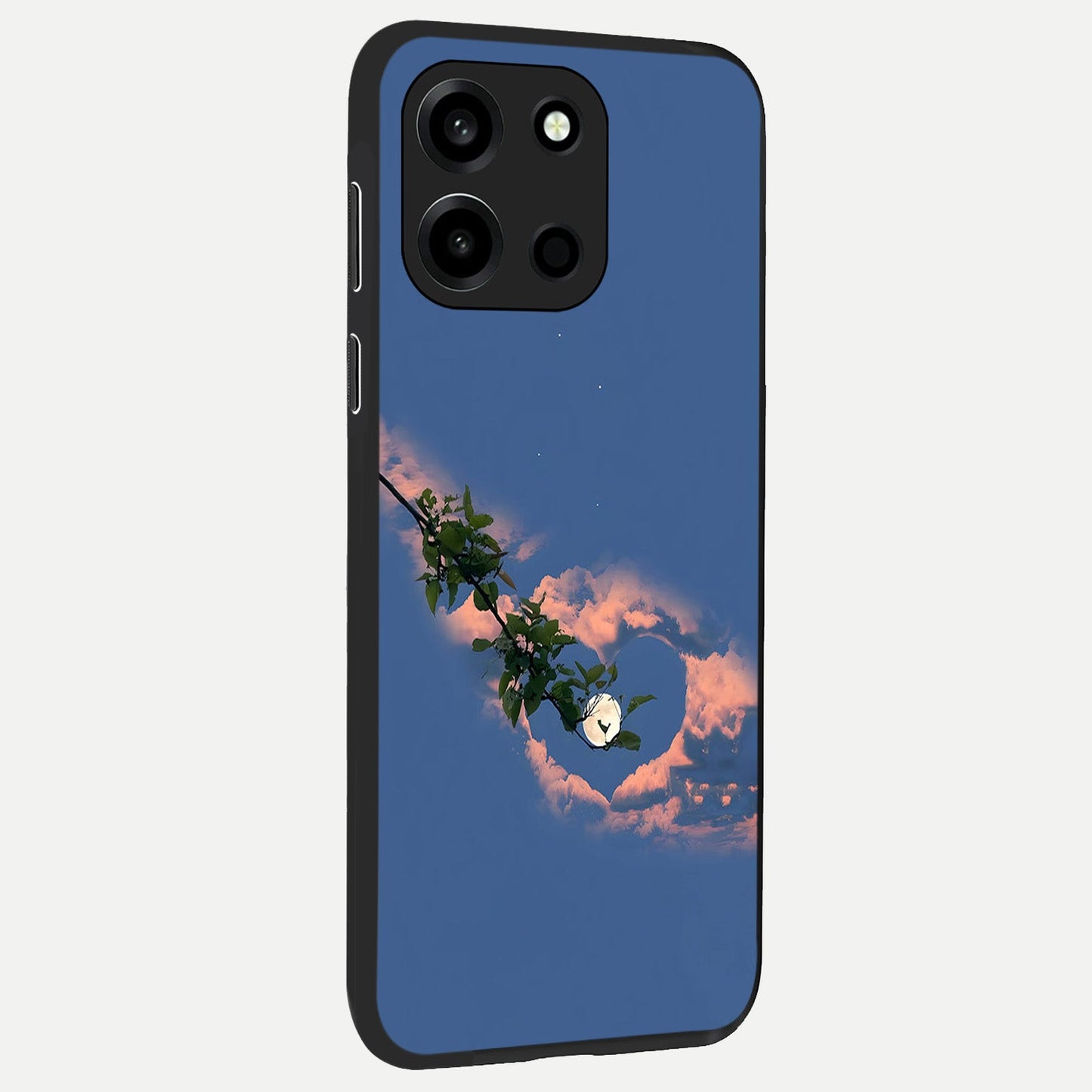 Sky Under Tree back cover For Oneplus Nord 6 slim fit glass case with vibrant aesthetic design