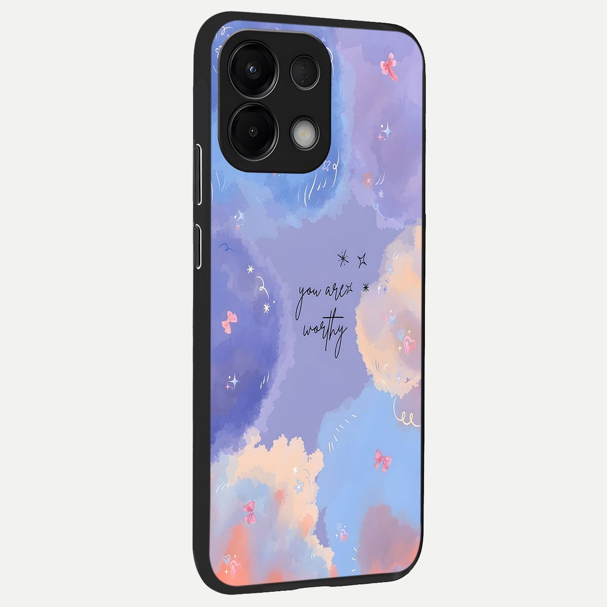 Celestial Cloud Magic back cover For Oppo K13 5G slim fit glass case with vibrant aesthetic design
