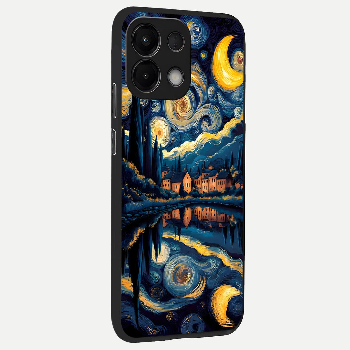 Starry Sky Serenity back cover For Oppo K13 5G slim fit glass case with vibrant aesthetic design