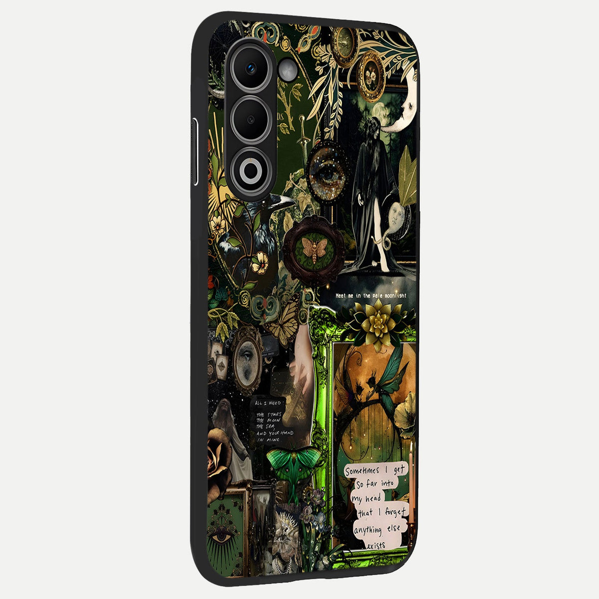 Mystic Woods Secret back cover For Oppo A5 5G slim fit glass case with vibrant aesthetic design