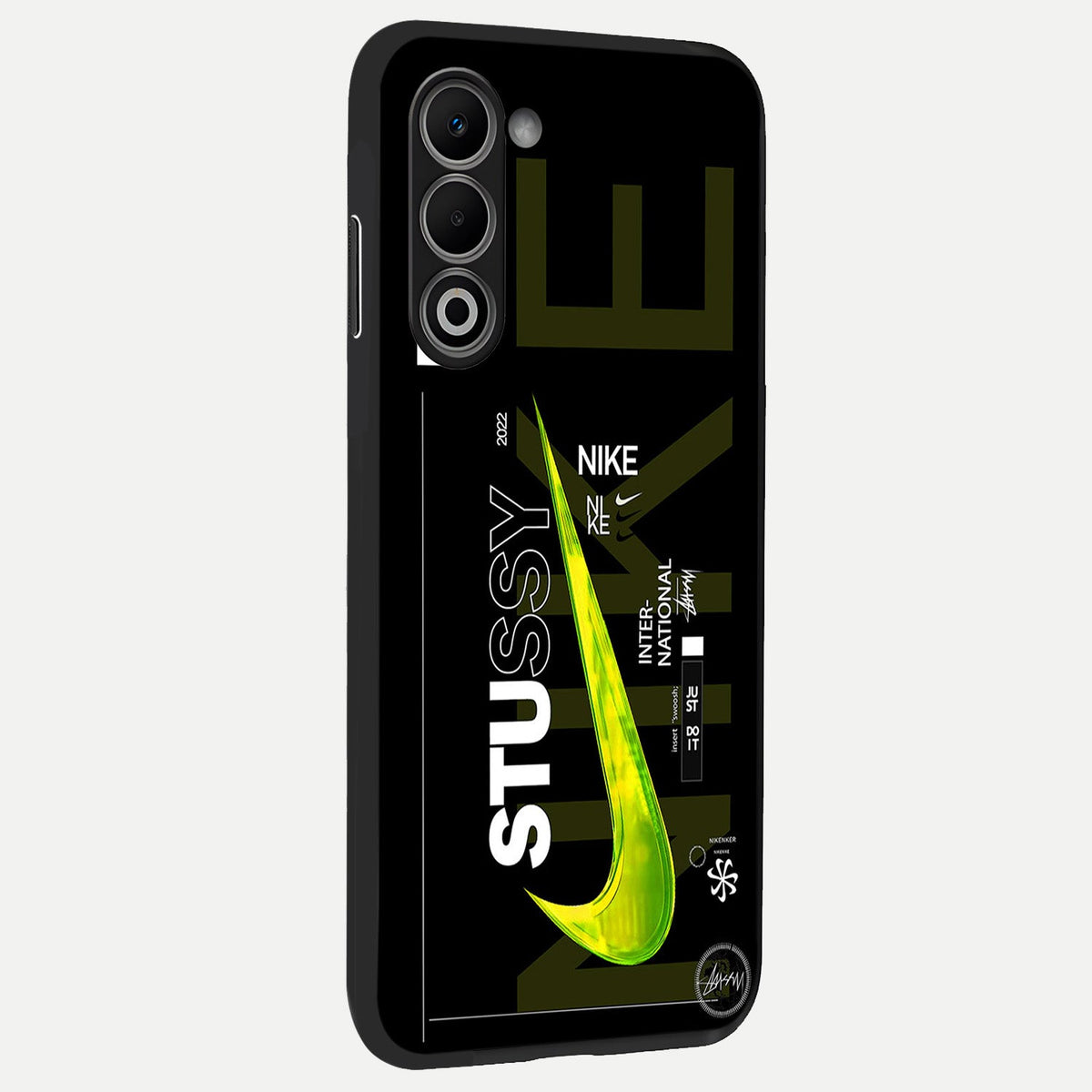 Neon Street Edition back cover For Oppo A5 5G slim fit glass case with vibrant aesthetic design