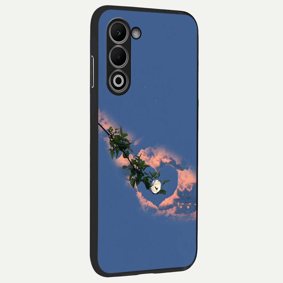 Sky Under Tree back cover For Oppo A5 5G slim fit glass case with vibrant aesthetic design