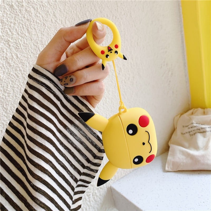 PIKACHU SILICONE AIRPODS CASE COVER FOR 1/2, 3 AND AIRPODS PRO