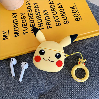 PIKACHU SILICONE AIRPODS CASE COVER FOR 1/2, 3 AND AIRPODS PRO