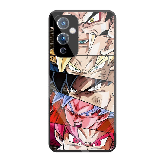 All Super Saiyan Glass Case For OnePlus 9