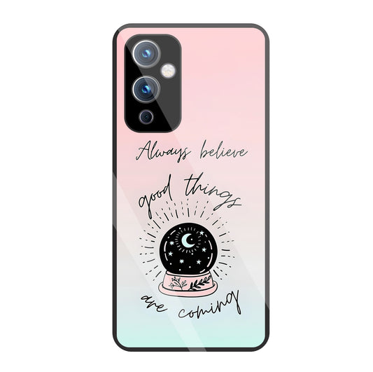 Always Believe Glass Case For OnePlus 9