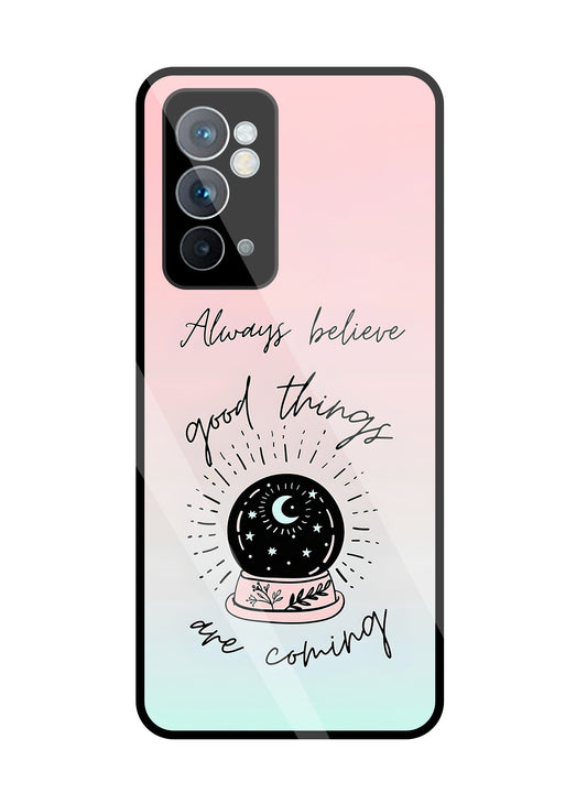 Always Believe Glass Case For OnePlus 9RT