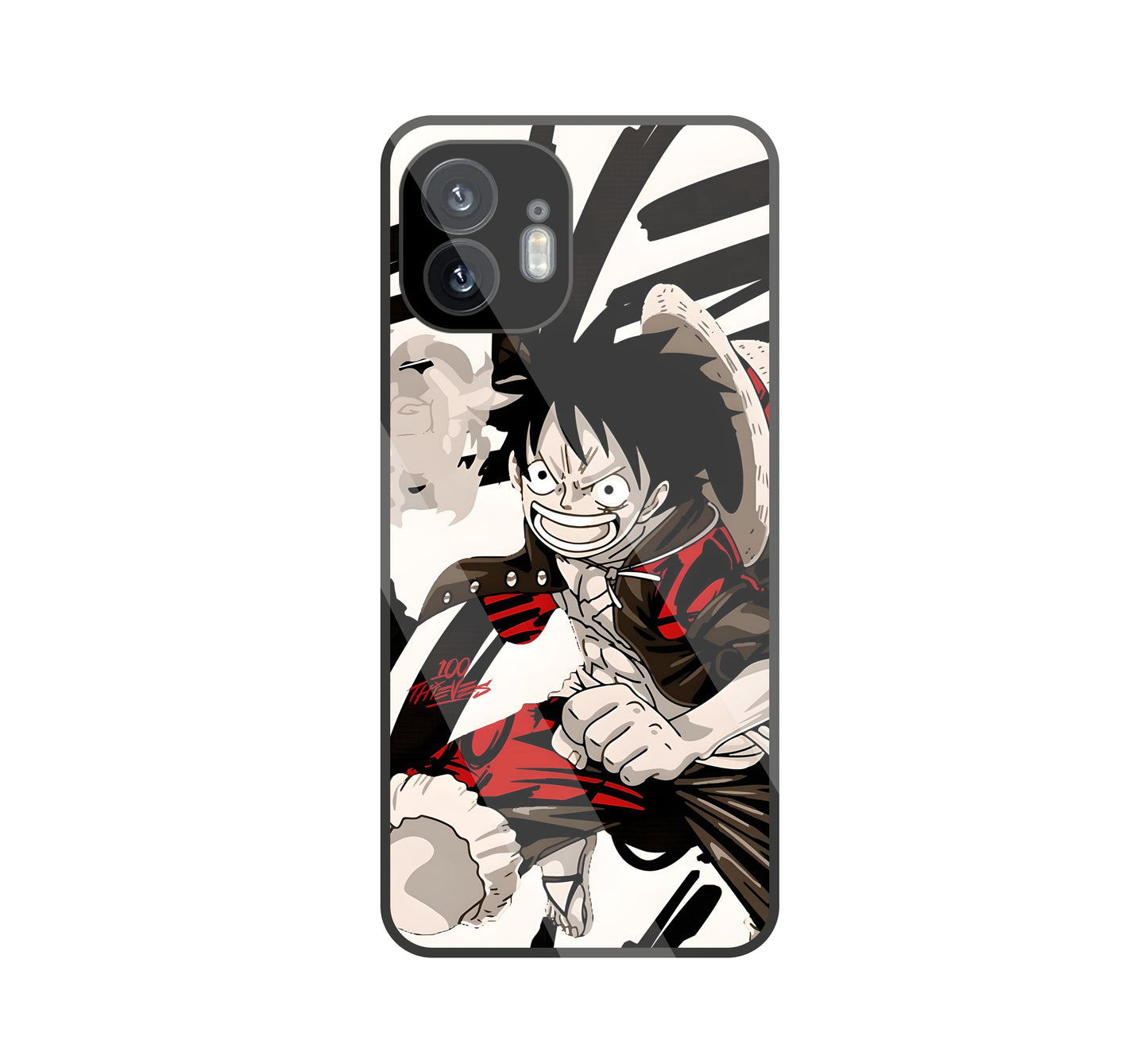 Angry Luffy Glass Case For Nothing Phone 2