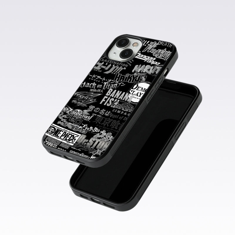 Anime Mashup Glass Case For Oneplus Nord