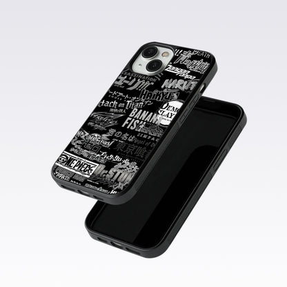 Anime Mashup Glass Case For Oneplus Nord