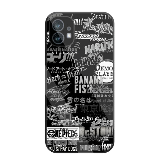 Anime Mashup Glass Case For Nothing Phone 1