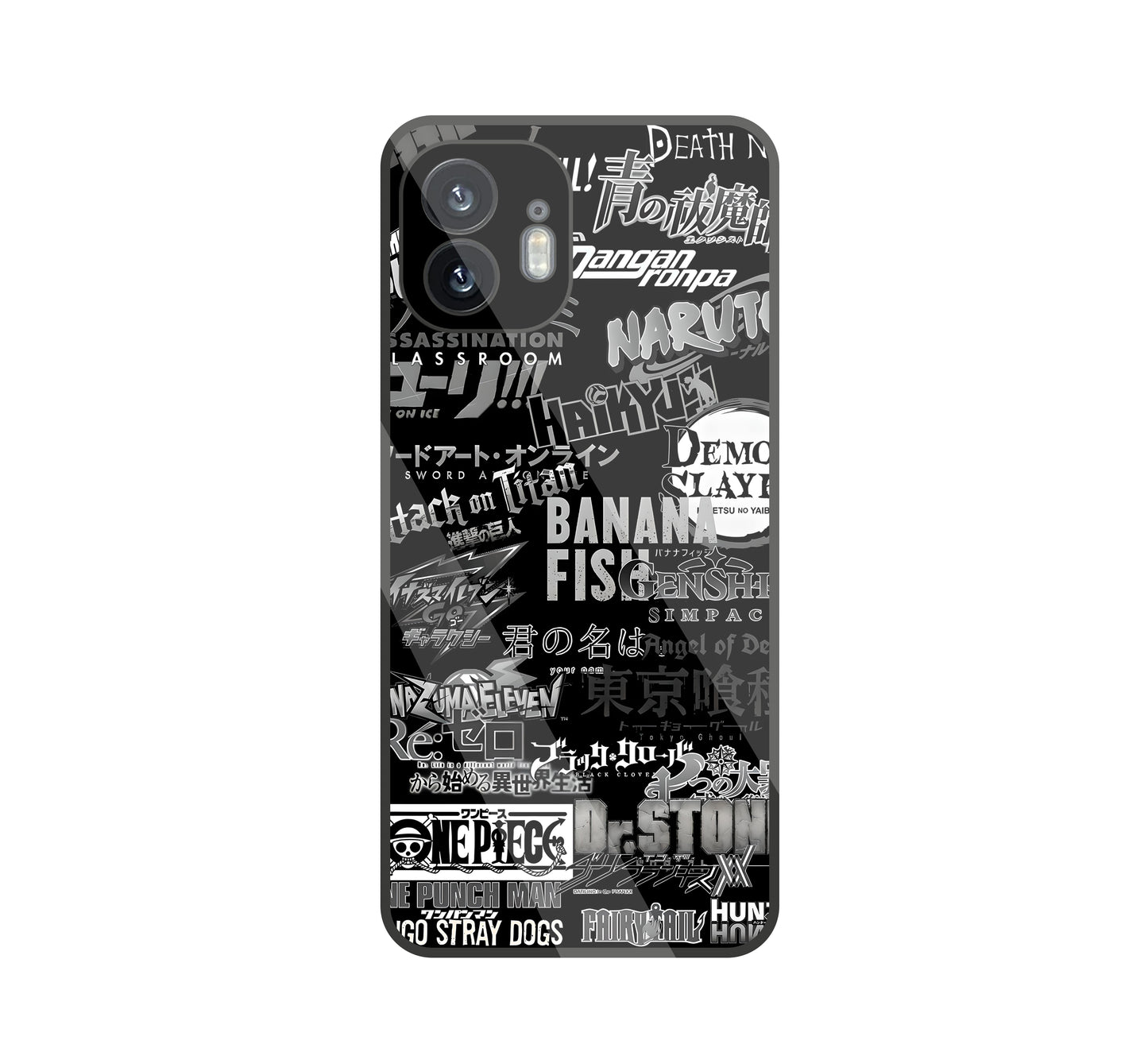 Anime Mashup Glass Case For Nothing Phone 2