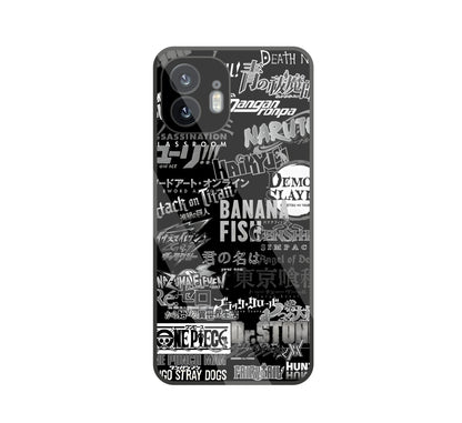 Anime Mashup Glass Case For Nothing Phone 2