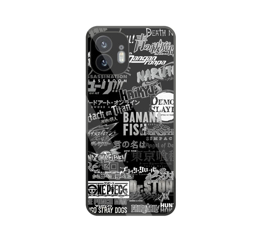 Anime Mashup Glass Case For Nothing Phone 2