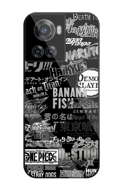 Anime Mashup Glass Case For OnePlus 10R