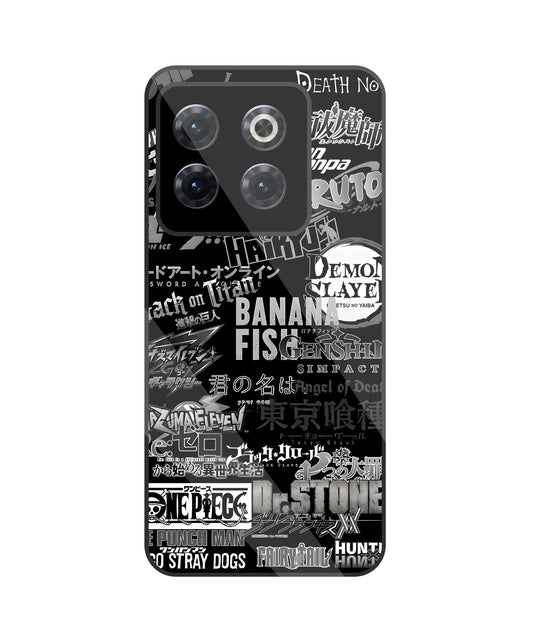 Anime Mashup Glass Case For OnePlus 10T