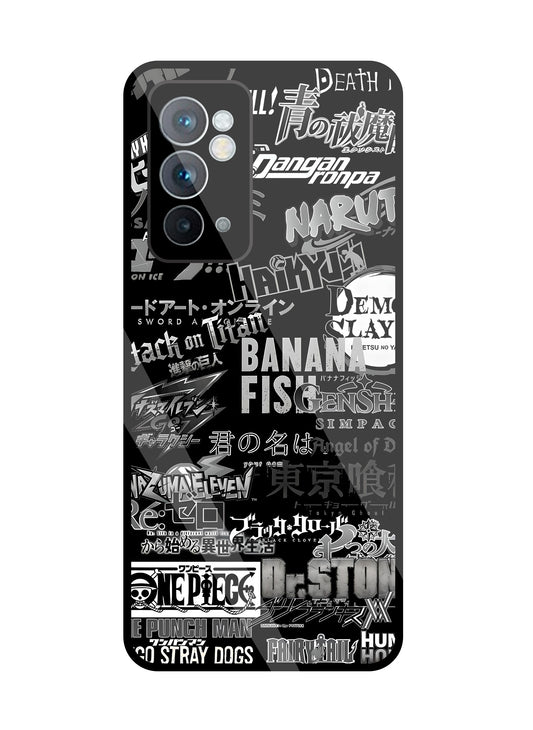 Anime Mashup Glass Case For OnePlus 9RT