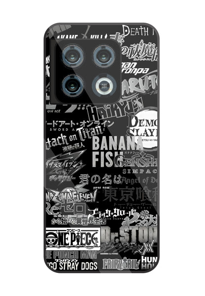 Anime Mashup Glass Case For OnePlus 10 Pro