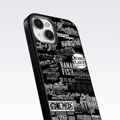 Anime Mashup Glass Case For Oneplus Nord