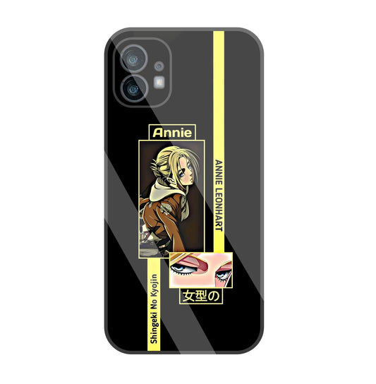 Annie Attack on Titan Glass Case For Nothing Phone 1