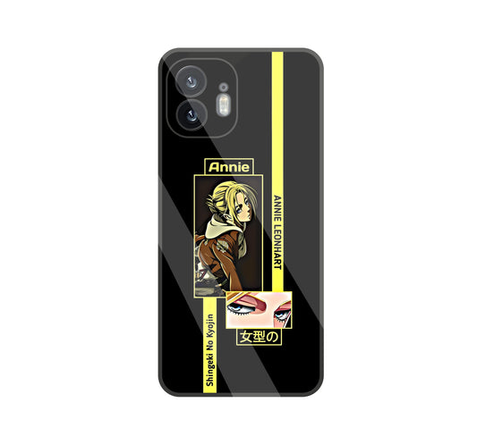 Annie Attack on Titan Glass Case For Nothing Phone 2