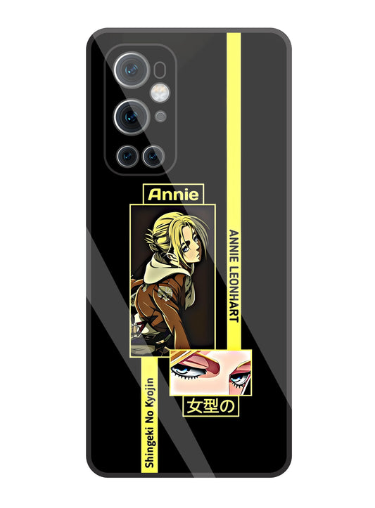 Annie Attack on Titan Glass Case For Oneplus 9 Pro