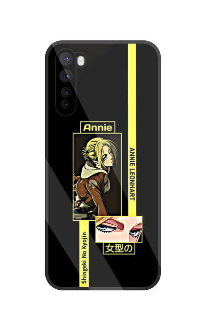 Annie Attack On Titan Glass Case For OnePlus Nord