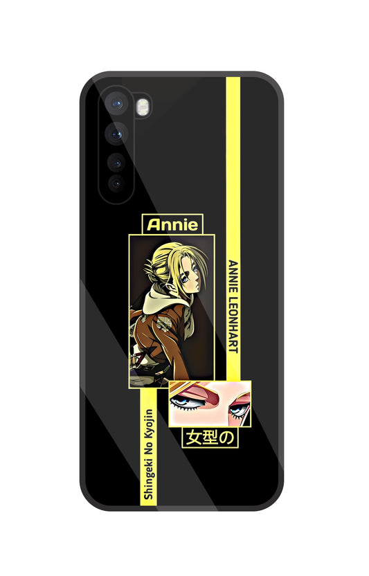 Annie Attack On Titan Glass Case For OnePlus Nord