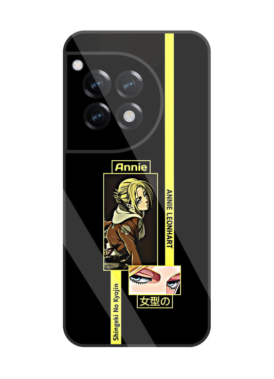Annie Attack On Titan Glass Case For OnePlus 12R