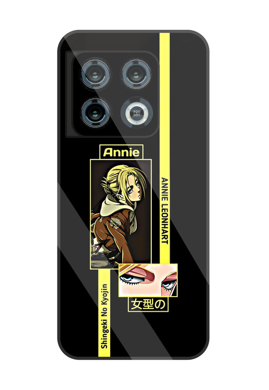 Annie Attack on Titan Glass Case For OnePlus 10 Pro