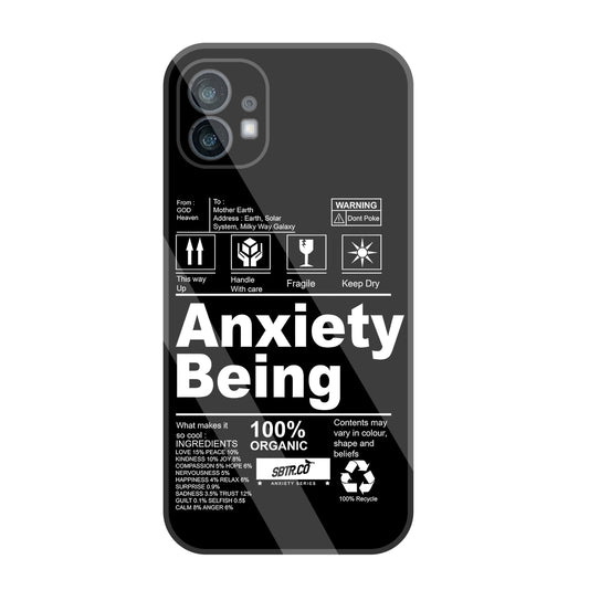 Anxiety Being Glass Case For Nothing Phone 1