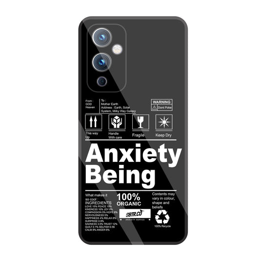 Anxiety Being Glass Case For OnePlus 9