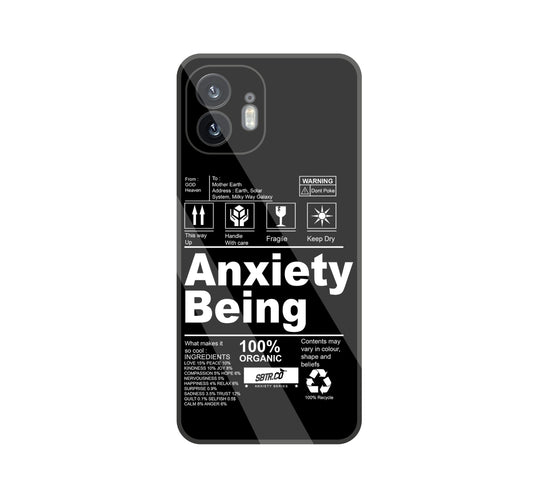 Anxiety Being Glass Case For Nothing Phone 2