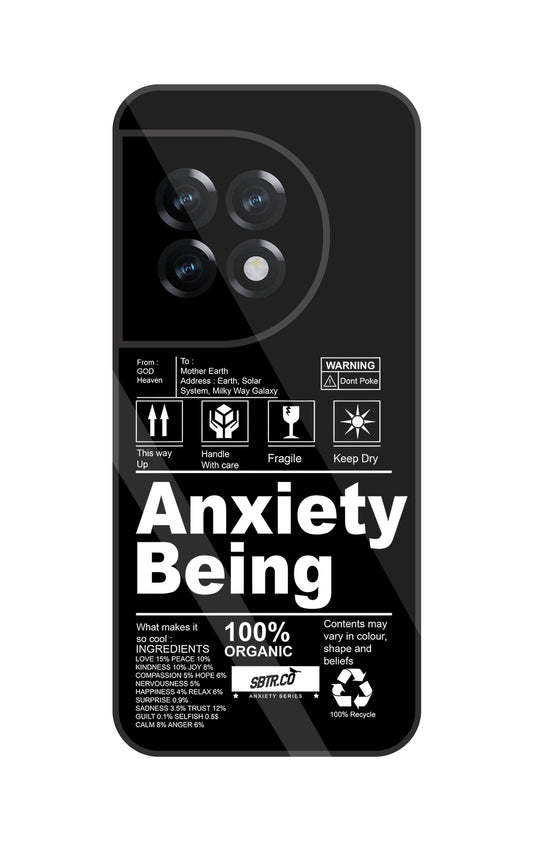 Anxiety Being Glass Case For OnePlus 11R
