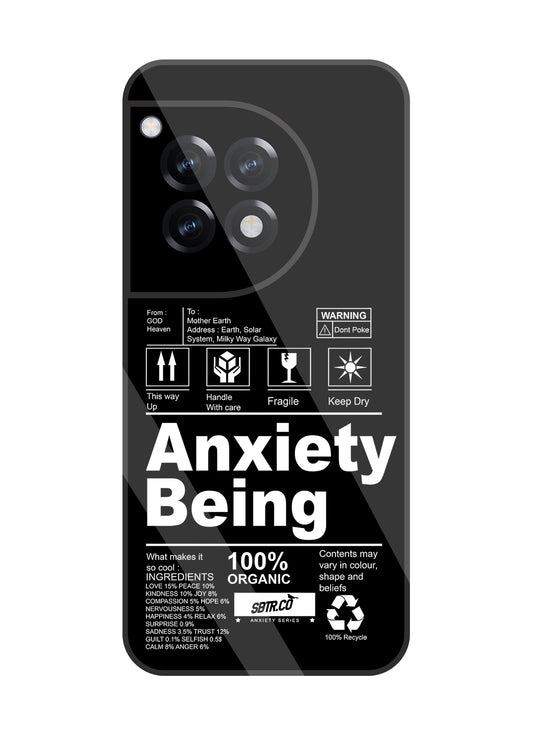 Anxiety Being Glass Case For OnePlus 12R