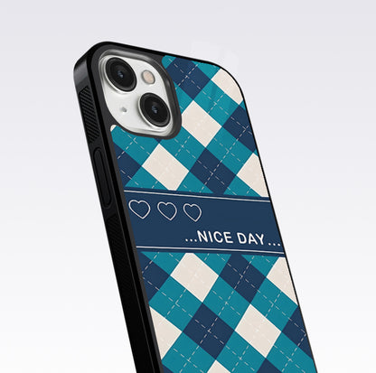 Argyle sweater pattern Glass Case For Nothing Phone 1