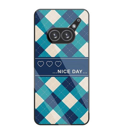 Argyle sweater pattern Glass Case For Nothing Phone 2A