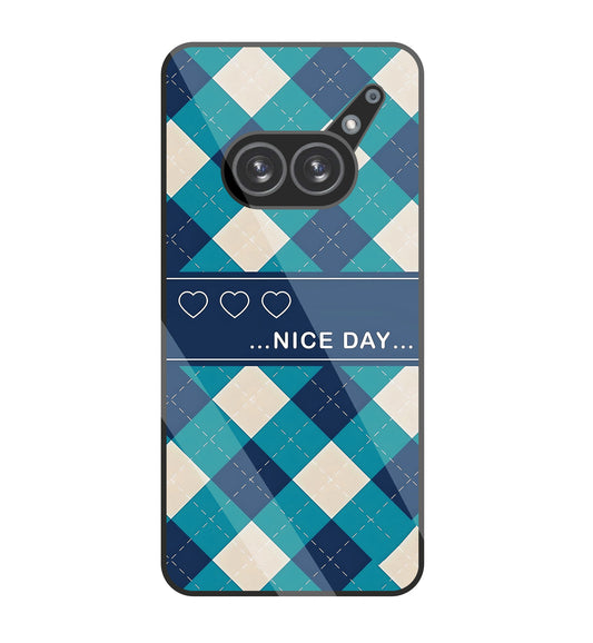 Argyle sweater pattern Glass Case For Nothing Phone 2A