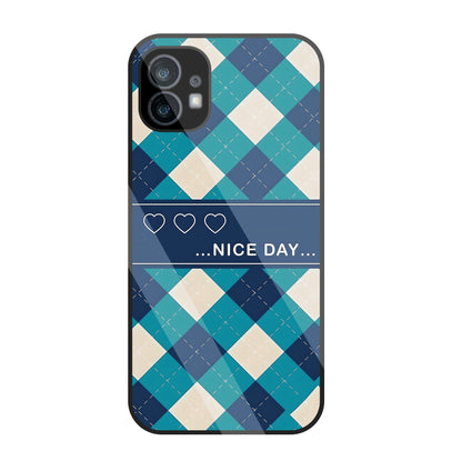 Argyle sweater pattern Glass Case For Nothing Phone 1