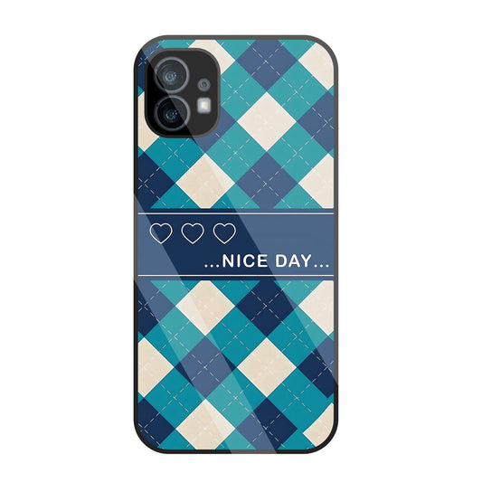 Argyle sweater pattern Glass Case For Nothing Phone 1