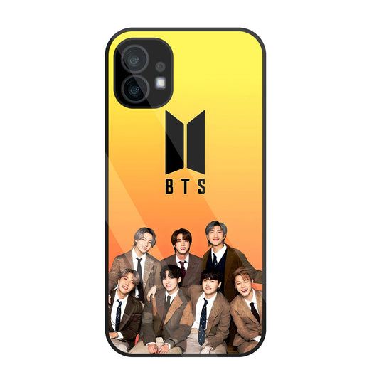 BTS Crew  Glass Case For Nothing Phone 1