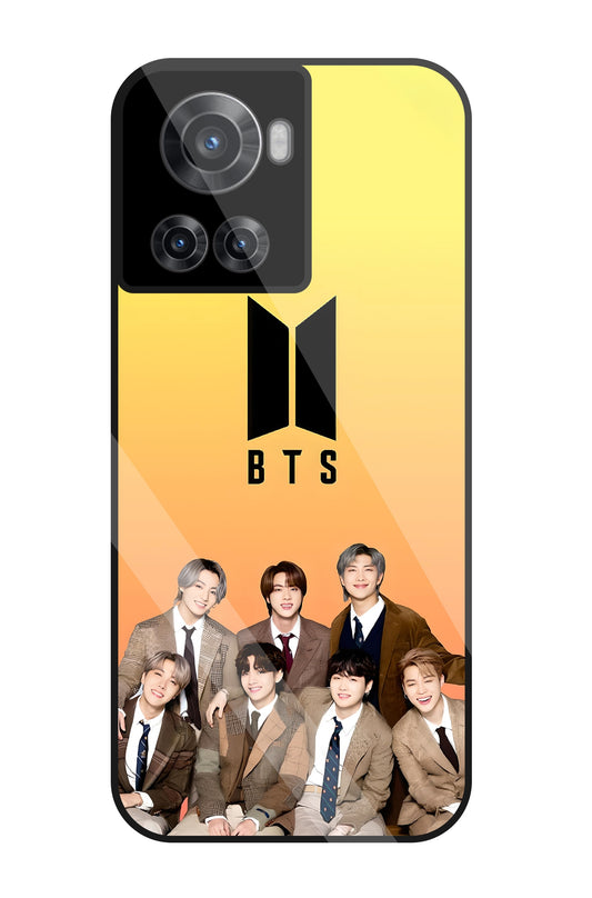BTS Crew Glass Case For OnePlus 10R