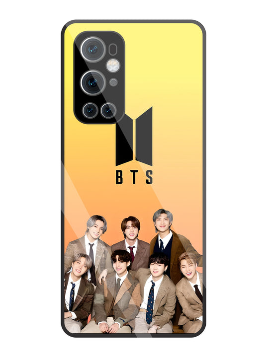 BTS Crew Glass Case For OnePlus 9 Pro