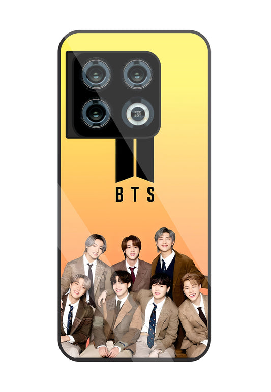 BTS Crew Glass Case For OnePlus 10 Pro