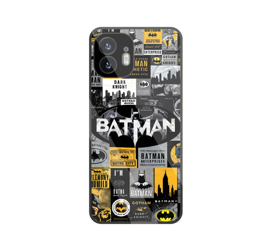 Batman Mashup Glass Case For Nothing Phone 2