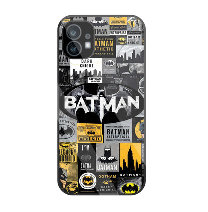 Batman Mashup Glass Case For Nothing Phone 1