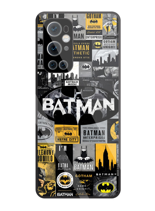Batman Mashup Glass Case For OnePlus 9 Pro