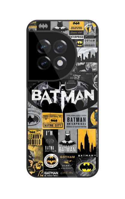 Batman Mashup Glass Case For OnePlus 11R
