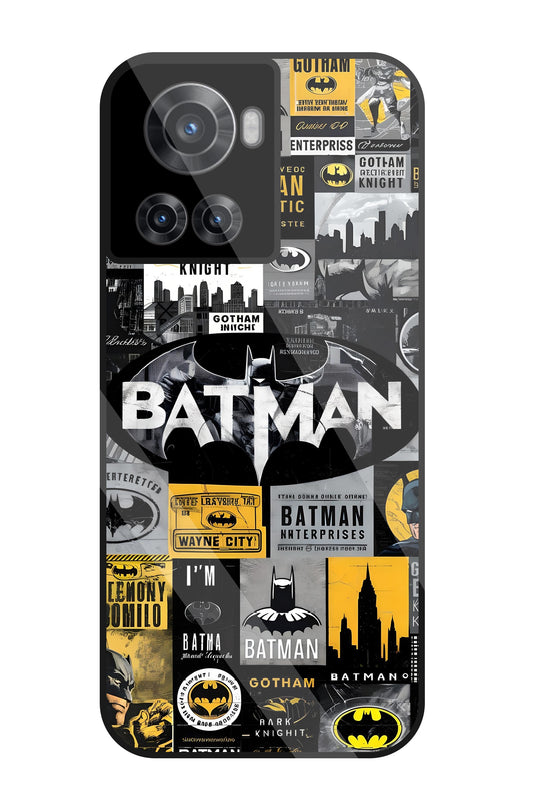 Batman Mashup Glass Case For OnePlus 10R